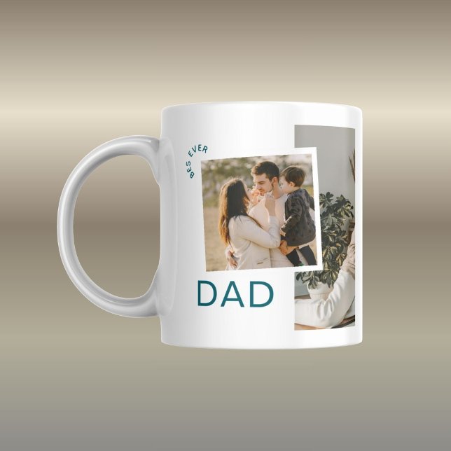 Caneca De Café Presente de Foto Personalizado para o Dia dos Pais (Criador carregado)