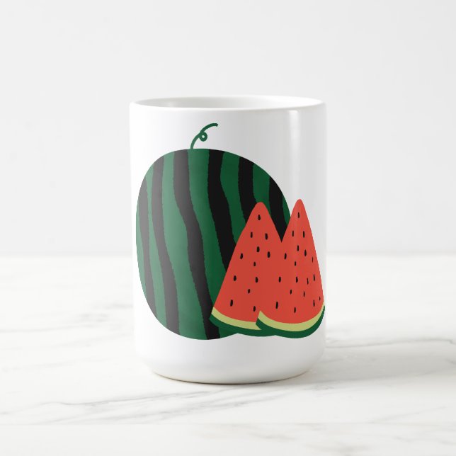 Caneca De Café Presente de Fruta de Melancia Fresca de Verão (Centro)