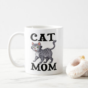 Caneca De Café Presente de Gatinho Engraçado Gato de Desenho Anim