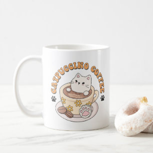 Caneca De Café Presente de Gato, Citações Engraçadas de Café Catp