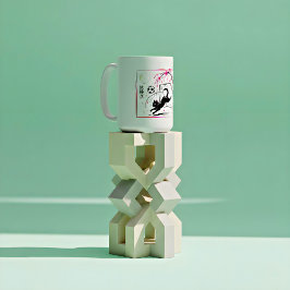 Caneca De Café Presente de Gol do Gato de Futebol Kawaii para Jov