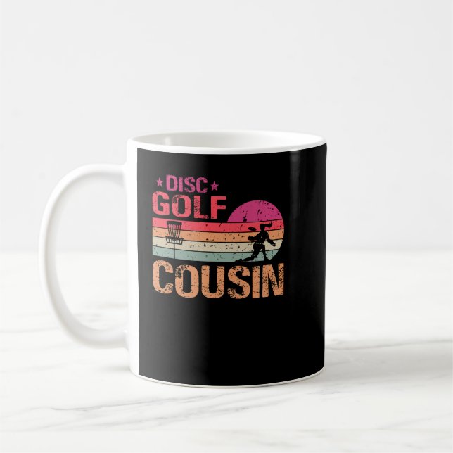 Caneca De Café Presente de Golf de Disco de Primo Retroativo (Esquerda)