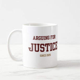 Caneca De Café Presente de graduação para advogado - Letra M