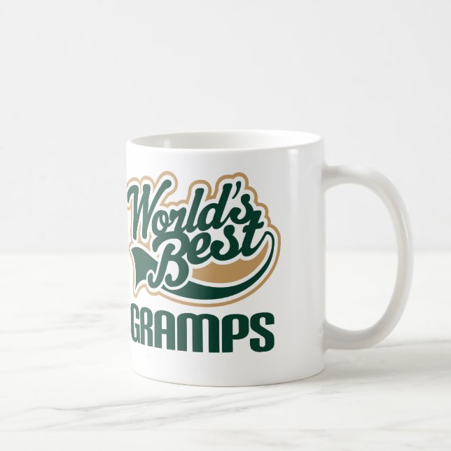 Caneca De Café Presente de Gramps dos mundos o melhor (Direita)