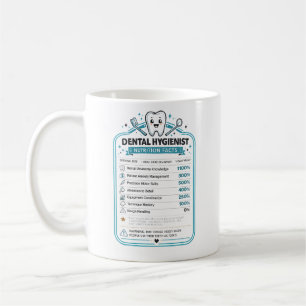 Caneca De Café Presente de Higienista Dentária para Assistente De