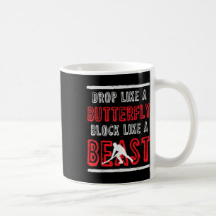 Caneca De Café Presente de Hóquei em Campo Bloquear e Derrubar Pr