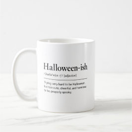 Caneca De Café Presente de Humor Assustador Fofo da Temporada de