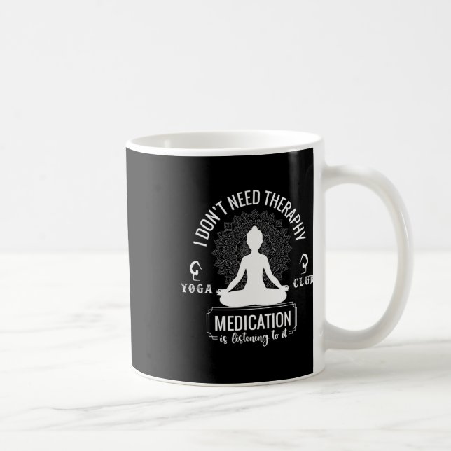 Caneca De Café Presente De Ioga Para Professor Instrutor Meditaçã (Direita)