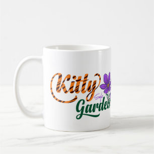 Caneca De Café Presente de Jardim Seguro para Gatos Violeta Afric