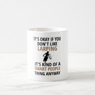 Caneca De Café Presente de Larping  Ação ao vivo do Larper