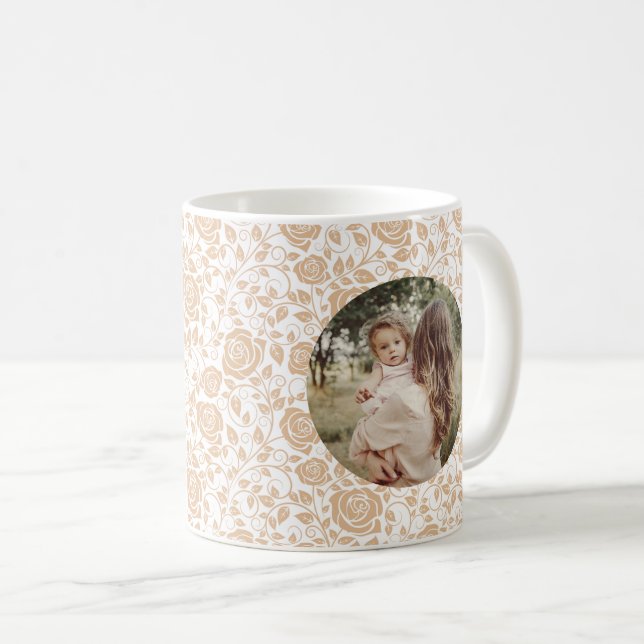 Caneca De Café Presente de Mãe da Moda Melhor Mãe de Sempre (Frente Esquerda)
