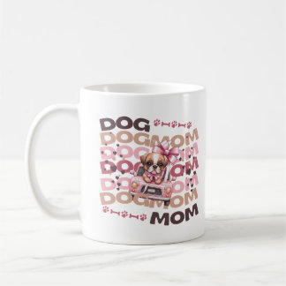 Caneca De Café Presente de Mãe de Cachorro Nome Personalizado Car
