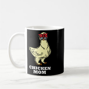 Caneca De Café Presente de Mãe de Frango Silkie Cute Sungles Anim