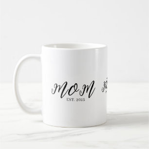 Caneca De Café Presente de Mãe Estabelecida Nova Mãe