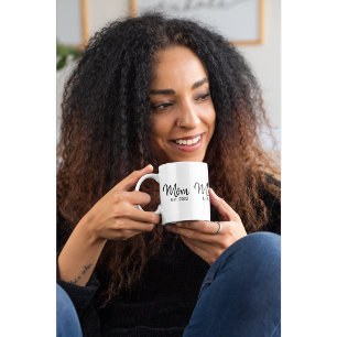 Caneca De Café Presente de Mãe Estabelecida Nova Mãe