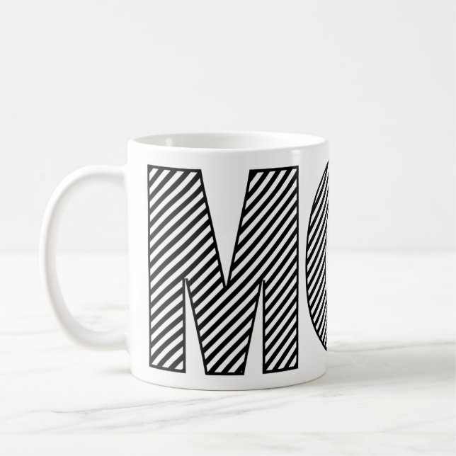 Caneca De Café Presente de MÃE moderno (Esquerda)