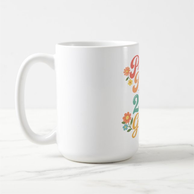 Caneca De Café Presente de Mãe Orgulhosa Graduada 2026 (Esquerda)