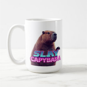 Caneca De Café Presente de Meme de Animal Engraçado Capivara