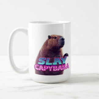Caneca De Café Presente de Meme de Animal Engraçado Capivara