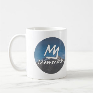 Caneca De Café Presente de montanhas de resort de esqui Vintage M