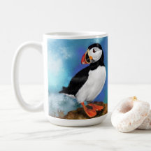 Presente de Mug Café de Puffin Atlântico