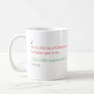 Caneca De Café Presente de Mug de Natal Engraçado para Funcionári