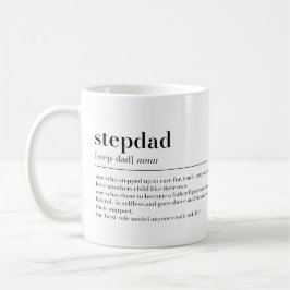 Caneca De Café Presente de Mug Stepdad Definition