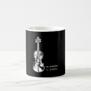Caneca De Café Presente de música country do Fiddle Not Violin B