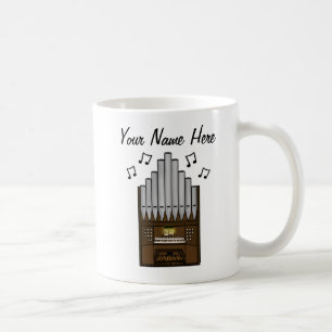 Caneca De Café Presente de Músico Organista de Mug Personalizado 