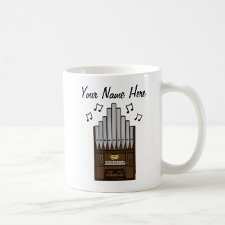 Caneca De Café Presente de Músico Organista de Mug Personalizado