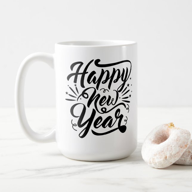 Caneca De Café Presente de Natal (Com Donut)