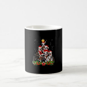 Caneca De Café Presente de Natal de Boston Terrier Dog
