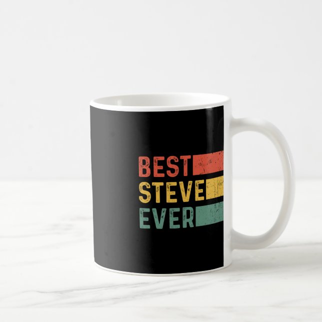 Caneca De Café Presente De Natal Divertido Para Steve - Melhor St (Direita)