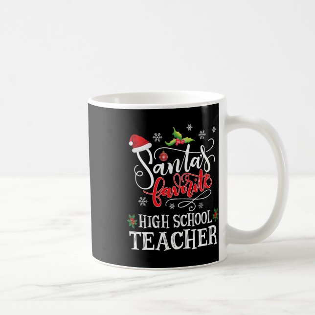 Caneca De Café Presente de Natal para Professores de Segundo grau (Direita)