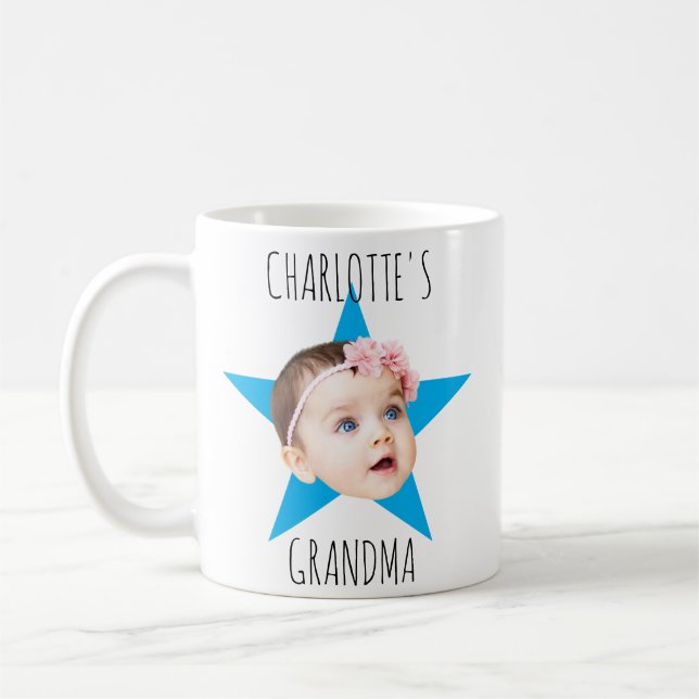Caneca De Café Presente de Natal personalizado com rosto para ami (Esquerda)