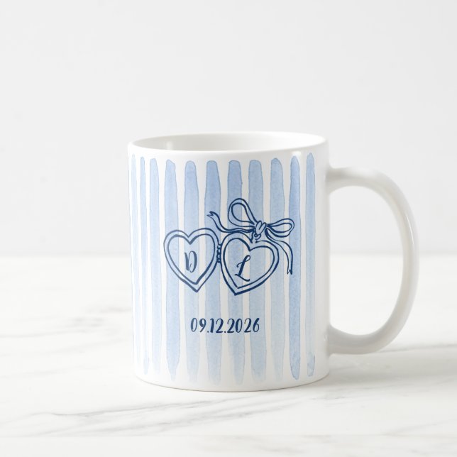 Caneca De Café Presente de Noiva Futuro Data de Casamento Present (Direita)