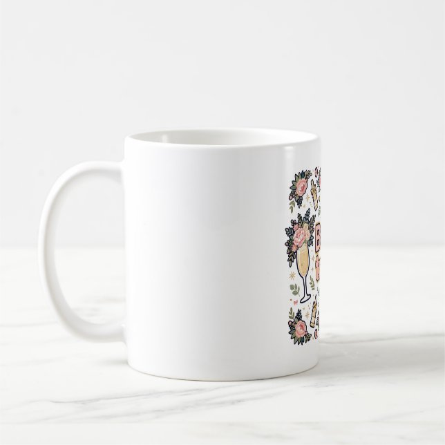 Caneca De Café Presente de Noiva para Festa de Despedida de Solte (Esquerda)