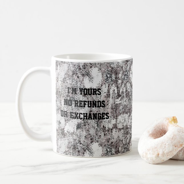 Caneca De Café Presente de nome personalizado para ela ou para el (Com Donut)
