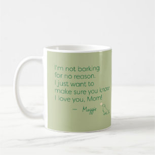 Caneca De Café Presente de Nome Personalizado para Mãe de Cachorr
