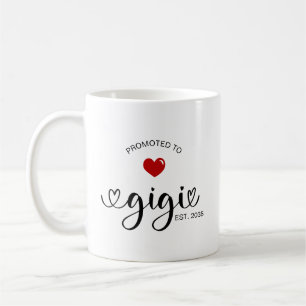 Caneca De Café Presente de Nova Avó Gigi