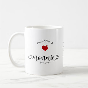 Caneca De Café Presente de Nova Avó para Nonnie