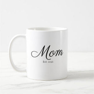 Caneca De Café Presente de Nova Mãe Estabelecida