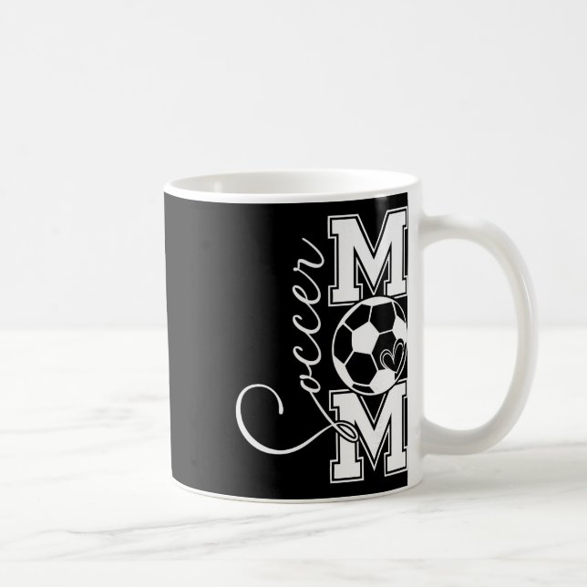 Caneca De Café Presente de Orgulho de Mãe de Futebol Antigo para  (Direita)