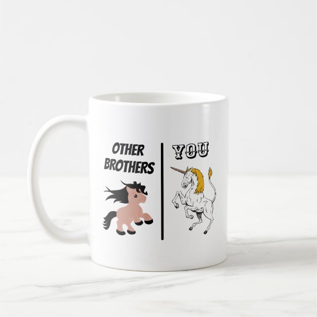 Caneca De Café Presente de Outros Irmãos, Presente Divertido de I (Esquerda)