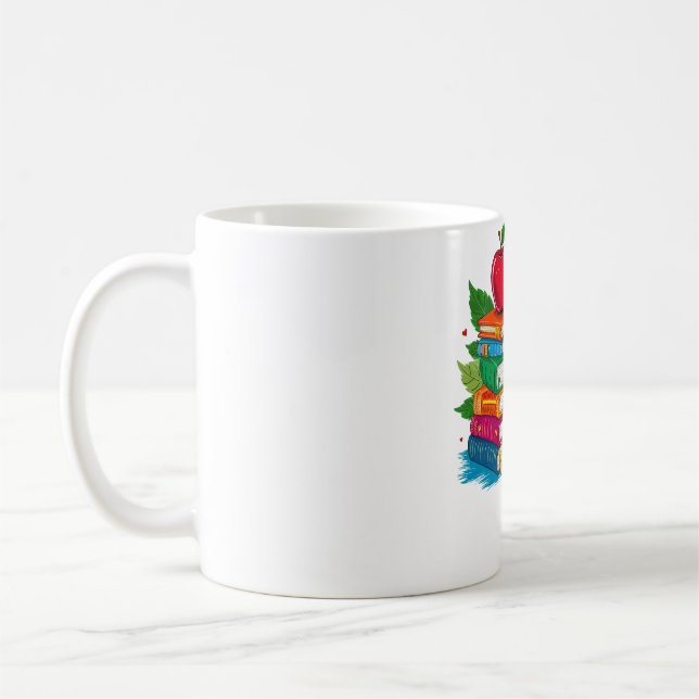 Caneca De Café Presente de Professor | Ensinar é um Trabalho de C (Esquerda)