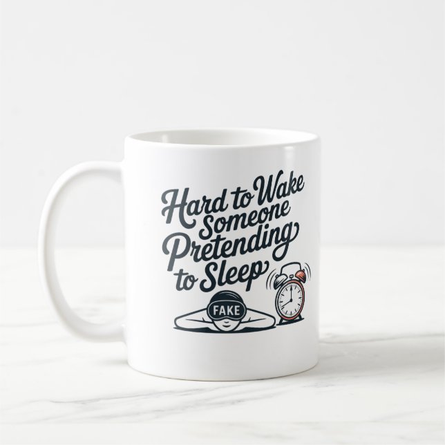 Caneca De Café Presente de Relógio de Alarme Irônico (Esquerda)