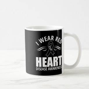 Caneca De Café Presente de Sensibilização para a Doença Cardíaca