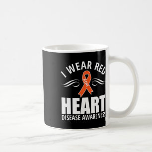 Caneca De Café Presente de Sensibilização para a Doença Cardíaca