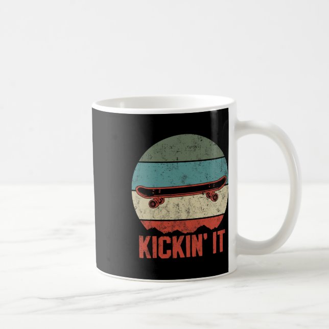 Caneca De Café Presente de skate para skatista Ret (Direita)