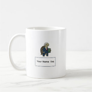 Caneca De Café Presente de Tartaruga para Advogado